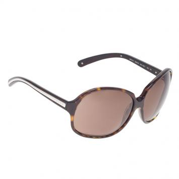 مملوكة مسبقًا Prada Tortoise Frame SPR21 Oversized Sunglasses 