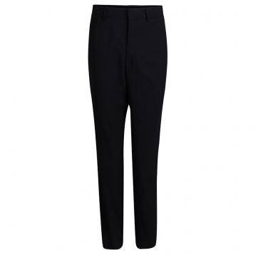 Pre Owned Prada Black High Waist Straight Fit Trousers L