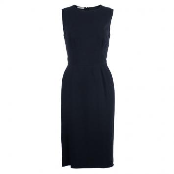 Pre Owned Prada Black Shift Dress M