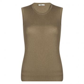 Pre Owned Prada Brown Sleeveless Sweater M
