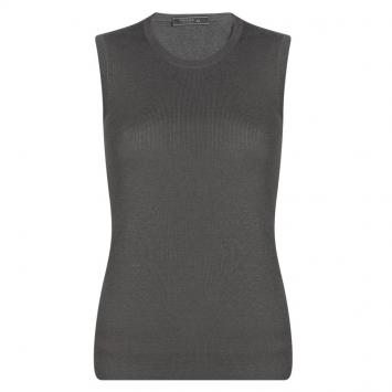 Pre Owned Prada Grey Cashmere Sleeveless Sweater S