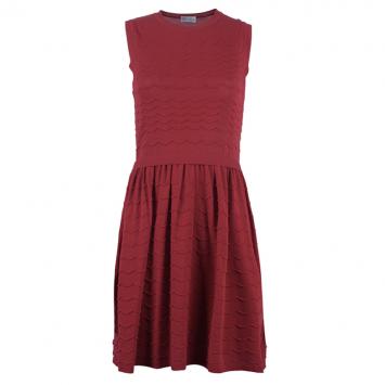 مملوكة مسبقًا RED Valentino Red Drop Waist Knit Dress S