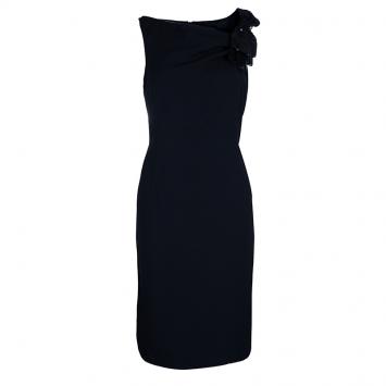 مملوكة مسبقًا RED Valentino Black Bow Dress M