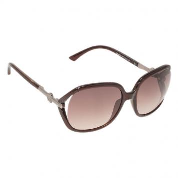 Pre Owned Roberto Cavalli Brown Edera Square Sunglasses