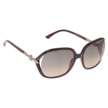 Pre Owned Roberto Cavalli Purple Edera Square Sunglasses