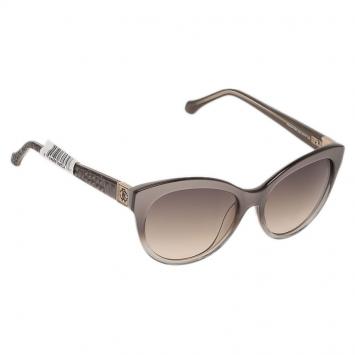 Pre Owned Roberto Cavalli Grey Albaldah Cat Eye Sunglasses