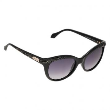 Pre Owned Roberto Cavalli Black Acubens Cat Eye Sunglasses