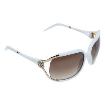 Pre Owned Roberto Cavalli White Talisia Sunglasses