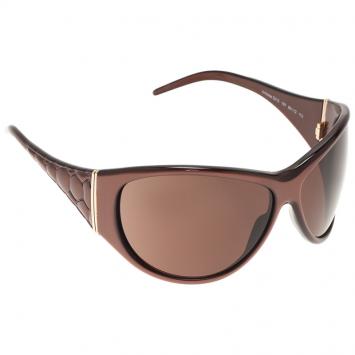 Pre Owned Roberto Cavalli Metallic Brown Anticlea Wrap Around Sunglasses
