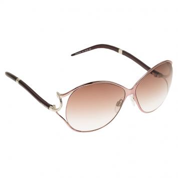 Pre Owned Roberto Cavalli Purple Metallic Zinnia Sunglasses