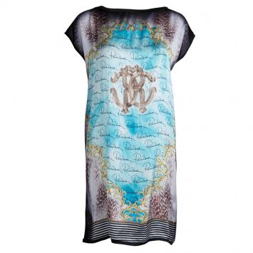 Pre Owned Roberto Cavalli Printed Tunic M