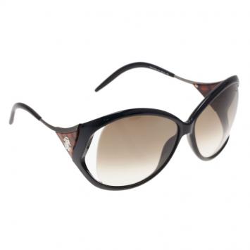 Pre Owned Roberto Cavalli Black Clivia 573S Sunglasses