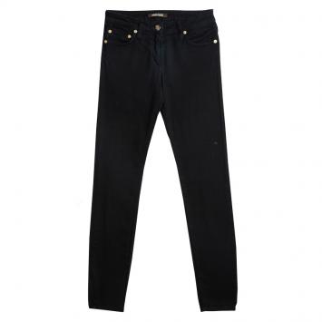 Pre Owned Roberto Cavalli Black Slim Fit Denim Jeans S