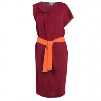 Pre Owned Roksanda Ilincic Red Belted Shift Dress M
