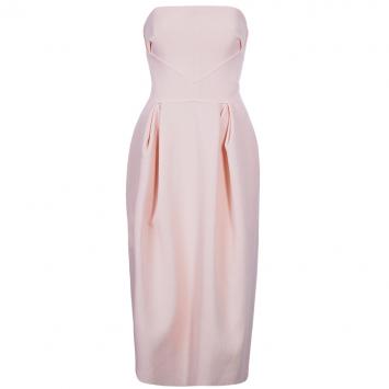 Pre Owned Roksanda Ilincic Pink Strapless Lawson Dress M