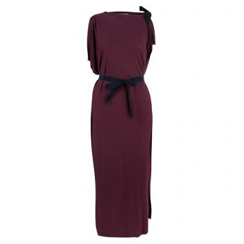 مملوكة مسبقًا Roland Mouret Burgundy Dress M