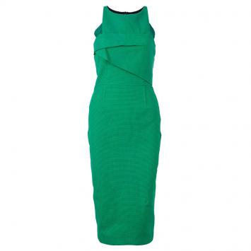 مملوكة مسبقًا Roland Mouret Abersley Textured Dress M