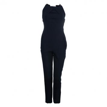 Pre Owned Roland Mouret Monochrome Jumpsuit M