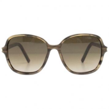 Pre Owned Saint Laurent Paris Brown Square Sunglasses