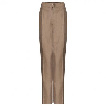 Pre Owned Salvatore Ferragamo Beige Tailored Pants XL