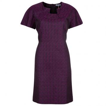 Pre Owned See by Chloe Purple Jacquard Dress L