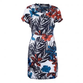 Pre Owned See by Chloe Floral Print Silk Dress S