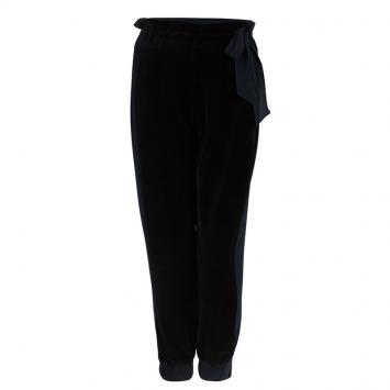Pre Owned Sonia Rykiel Black Cuffed Trousers M