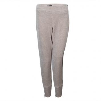 Pre Owned Sonia Rykiel Beige Zip Detail Sweat Pants L