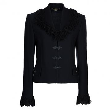Pre Owned St. John  Black Wool Jacket L