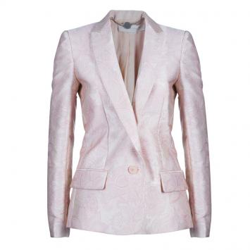 Pre Owned Stella McCartney Pink Brocade Blazer S