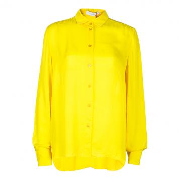 Pre Owned Stella McCartney Canary Yellow Button Down Blouse M