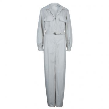 Pre Owned Stella McCartney Light Grey Jumpsuit M