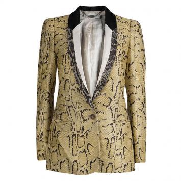 Pre Owned Stella McCartney Clarette Reptile Print Jacket S