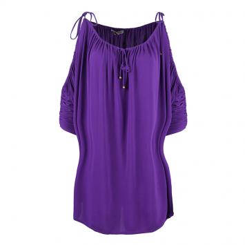 Pre Owned Temperley London Drawstring Cutout Detail Top M