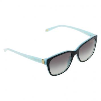 Pre Owned Tiffany & Co. Black and Blue 4083 Sunglasses