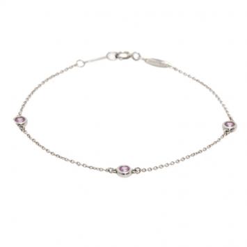 Pre Owned Tiffany & Co. Elsa Peretti Color By The Yard Silver Bracelet