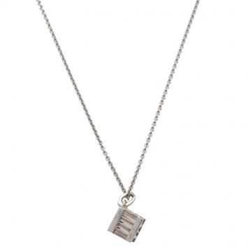 Pre Owned Tiffany & Co. Atlas Silver Pendant Necklace