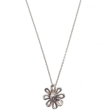 Pre Owned Tiffany & Co. Paloma Picasso Daisy Silver Pendant Necklace