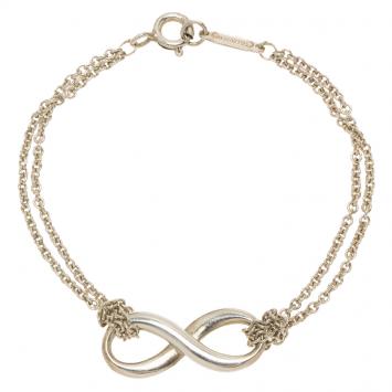 Pre Owned Tiffany & Co. Infinity Silver Bracelet