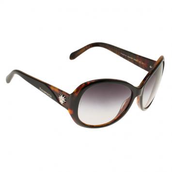 Pre Owned Tiffany & Co. Tortoise Frame Embellished Sunglasses