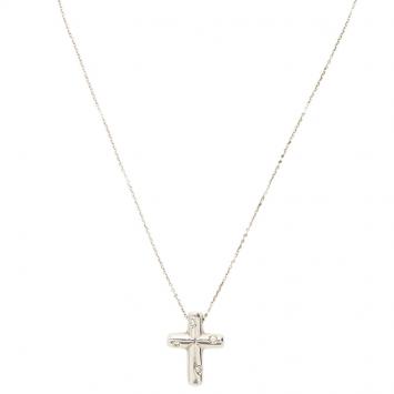 Pre Owned Tiffany & Co. Etoile Diamond Platinum Pendant Necklace