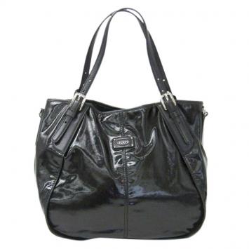 Pre Owned Tod's Black Coated Canvas G-Bag Sacca Piccola Tote