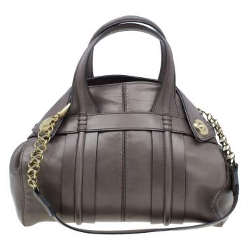 Pre Owned Tod's Brown Leather Girelli Tote
