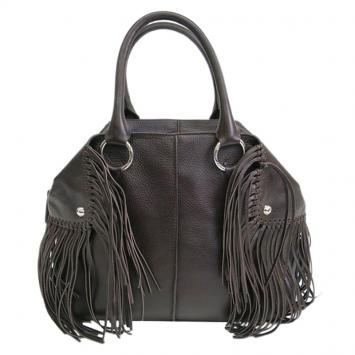Pre Owned  Tod's  Brown Fringe Leather Tote