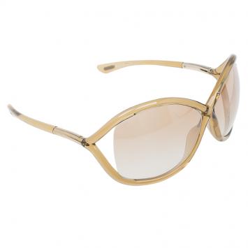 Pre Owned Tom Ford Beige Whitney Sunglasses