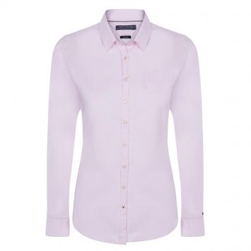 Pre Owned Tommy Hilfiger Pink Cotton Long Sleeve Shirt M