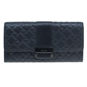 Pre Owned TUMI Black Leather Wallet ID Protection