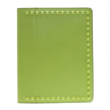 Pre Owned Valentino Green Leather iPad Case