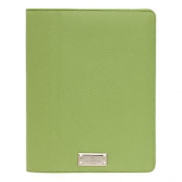 Pre Owned Valentino Green Leather iPad Case