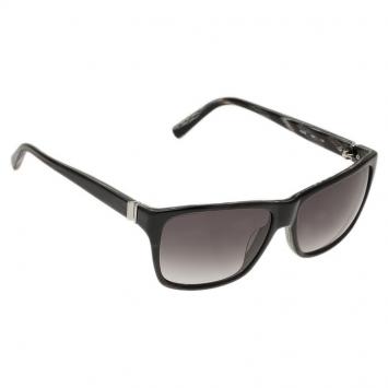 Pre Owned Valentino Black V629S Square Sunglasses